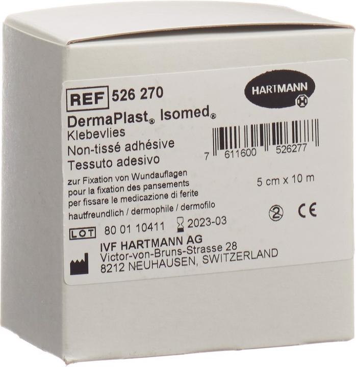 DermaPlast Klebevlies 5cmx10m weiss (1 x)