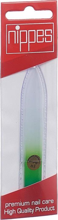Image du produit Nippes Glasnagelfeile im Etui 9 cm assortiert gelb violett blau