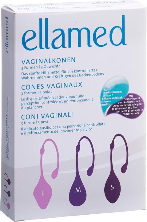 Immagine prodotto Ellamed Vaginalkonen 3 Formen / 3 Gewichte