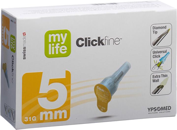 Image du produit Mylife Pen Nadeln 5mm 31G (Aiguilles de stylo + aiguilles jetables)