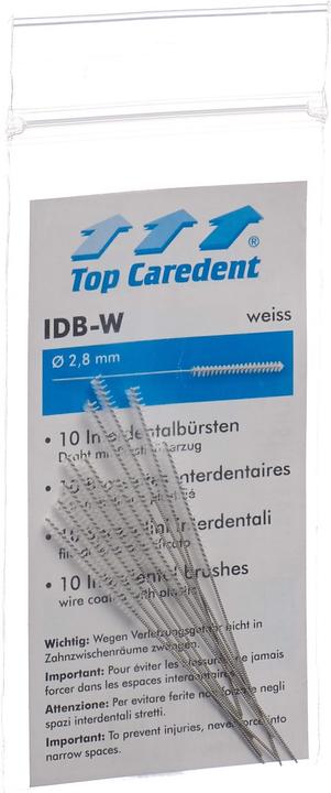 Actual product image Top Caredent C1 IDB-W Interdentalbürste weiss >1.1mm (10 x, 2.80 mm)