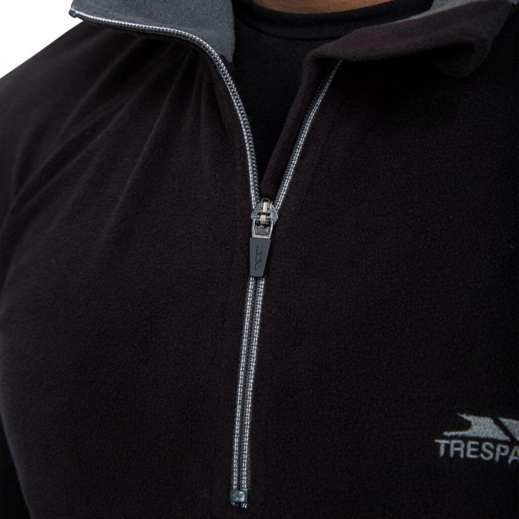 Trespass, Herren, Pullover, BLACKFORD Herren Fleece Pullover, Schwarz, (XS)