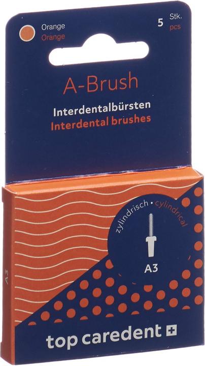 Actual product image Top Caredent A3 IDBH-O Interdentalbürste orange >0.9mm (5 x, 0.90 mm)