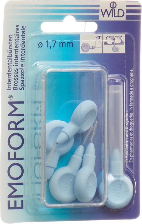 Actual product image Emoform Interdentalbürsten 1.7mm hellblau (5 x, 1.70 mm)