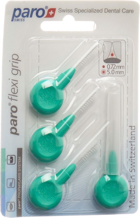 Actual product image Paro Flexi Grip 5 mm mittel grün zylindrisch (4 x, 5 mm)