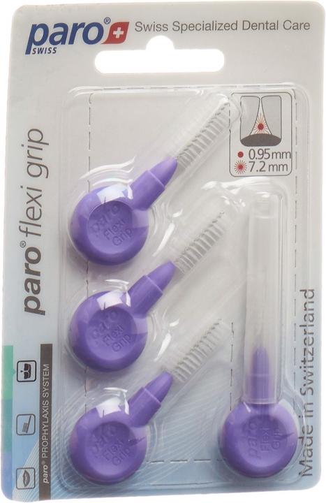 Produktbild Paro Flexi Grip 8 mm mittel-grob violett zylindrisch (4 x, 8 mm)