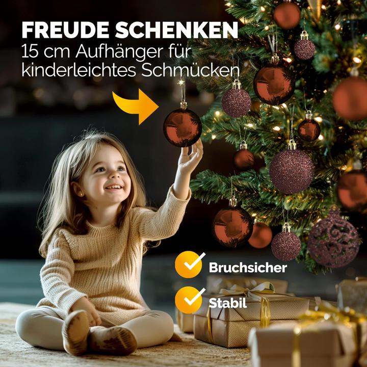 Image du produit Deuba Boules de sapin de Noël (100 -pièce)