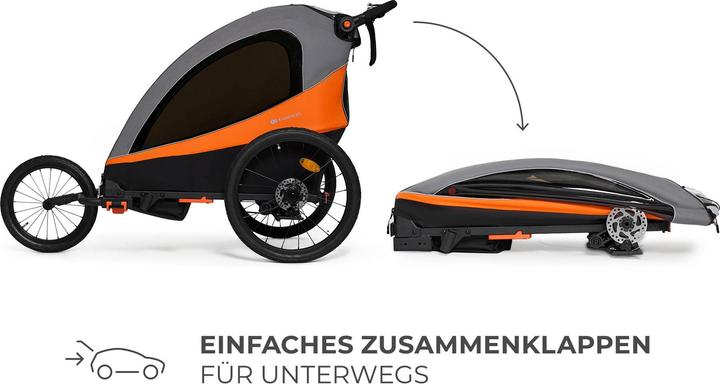 Produktbild KinderKraft Baby Stroller/ Trailer NAVA SUNNY ORANGE
