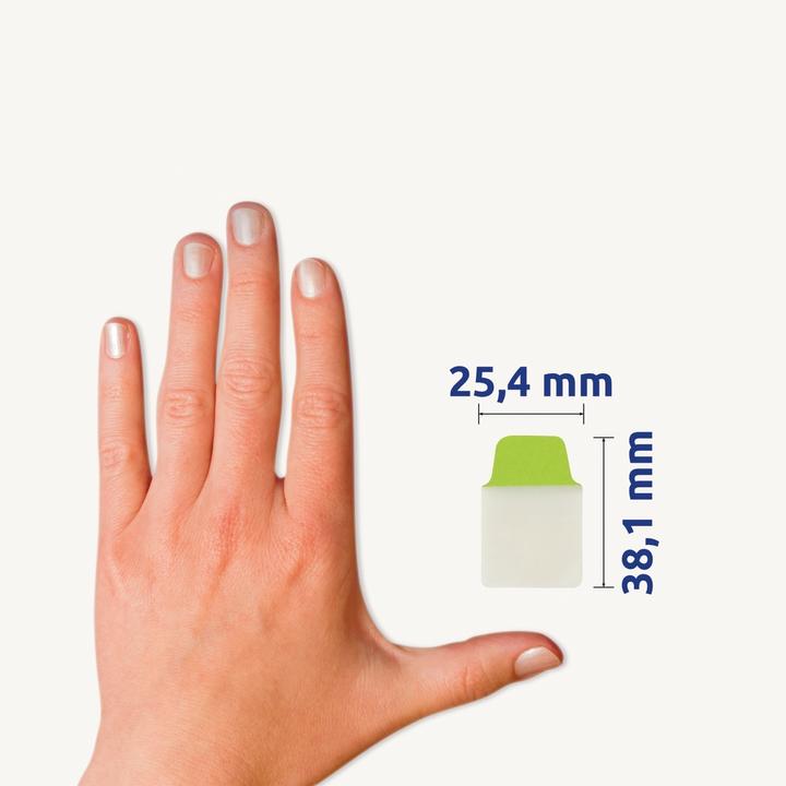 Produktbild Avery Zweckform Haftstreifen UltraTabs Neon 25,4 x 38 mm beschreibbare Taben, aus Polyester, papierbeschic