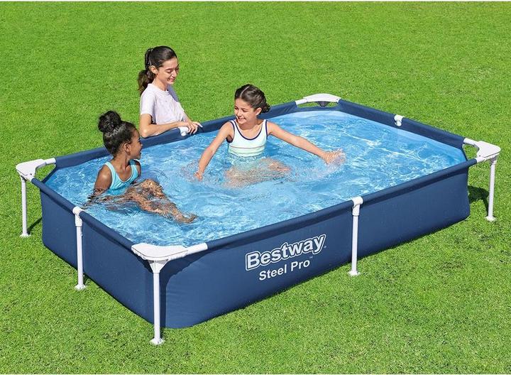 Actual product image Bestway Steel Pro Frame Pool (221 x 150 x 43 cm)