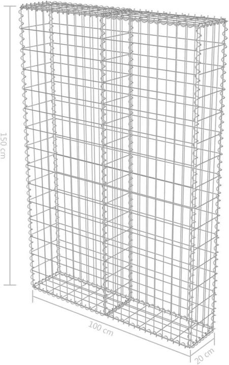 Produktbild vidaXL Gabionenwand