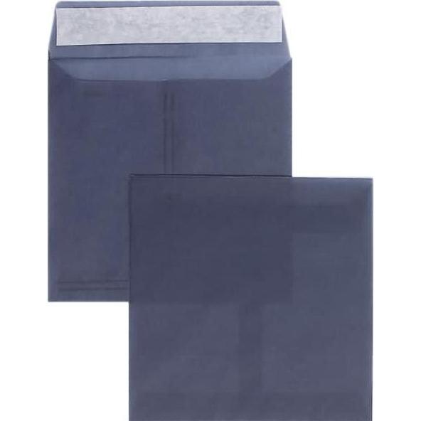 Thumbnail - Blanke, Briefumschlag, Briefumschläge Offset transparent 160x160mm 100g/qm HK VE=100 Stück anthracite (100 x)