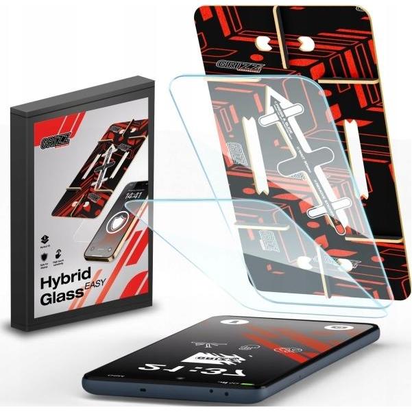 Grizz Glass GrizzGlass Szkło hybrydowe HybridGlass Easy do Sony Xperia 10 VI (2 PACK) (2 pz., Sony Xperia 10 VI), Pellicola protettiva smartphone, Tra