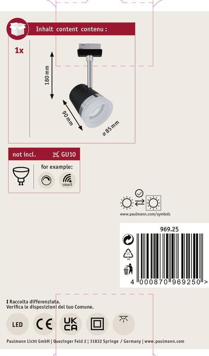 Image du produit Paulmann URail Spot Cone