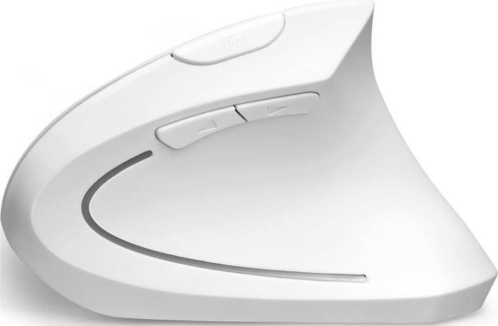 Produktbild Perixx PERIMICE-713 N W Ergonomische Maus Funk Weiss 6 Tasten 1000 dpi, 1500 (Kabellos)