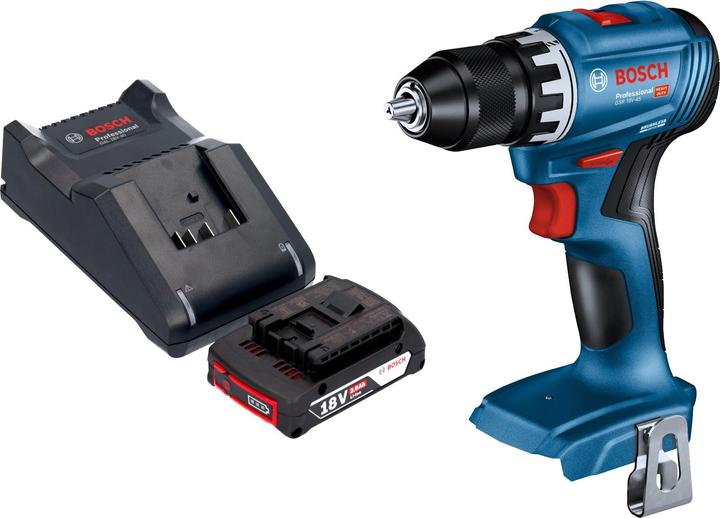 Actual product image Bosch Professional Bosch GSR 18V-45 Professional cordless drill driver 18 V 45 Nm brushless + 1x rechargeable battery
