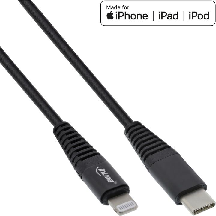Actual product image InLine USB-C Lightning cable (1 m)