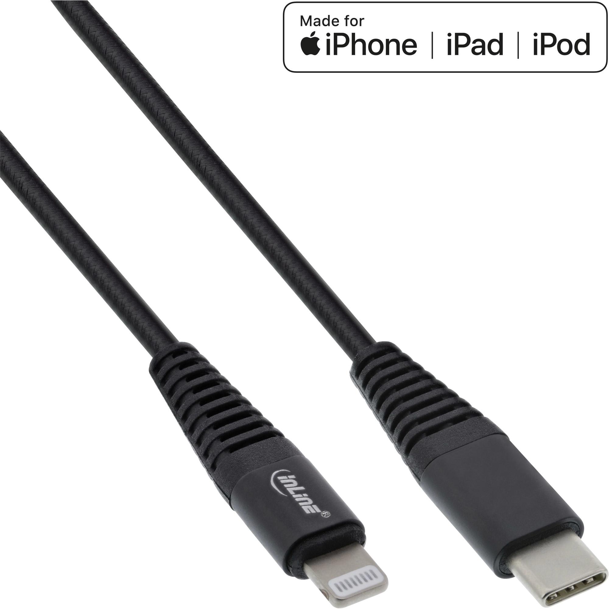 InLine Cavo USB-C Lightning (2 m), Cavo USB