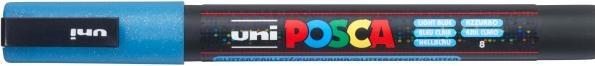 Image du produit Posca Marqueur fin PC-3M (Paillettes Bleu clair, 1.30 mm, 1 x)