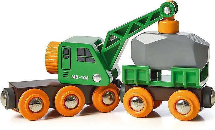 Actual product image Brio Crane truck with trailer
