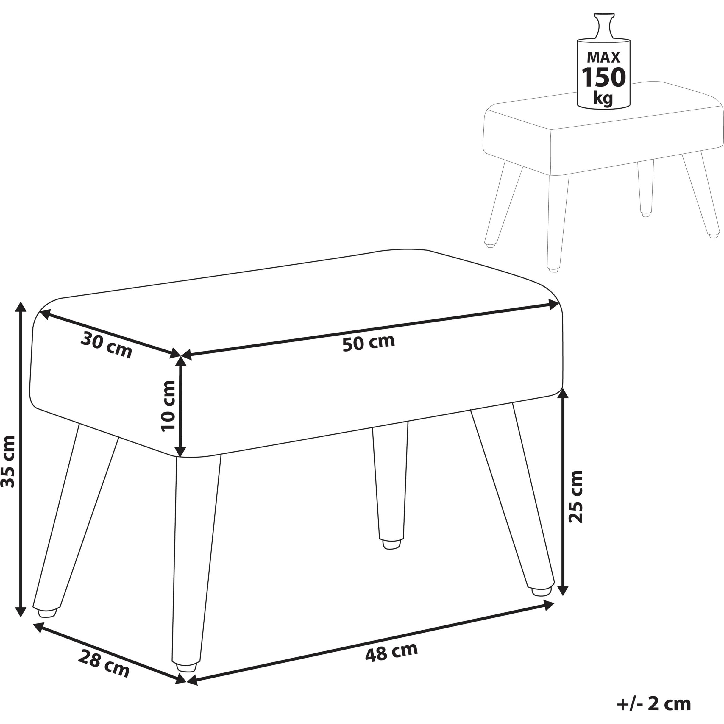 Thumbnail - Beliani, Hocker + Pouf, Takoma