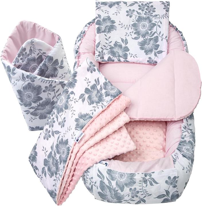 Produktbild Medi Partners 5-teiliges Babynest Set Berry
