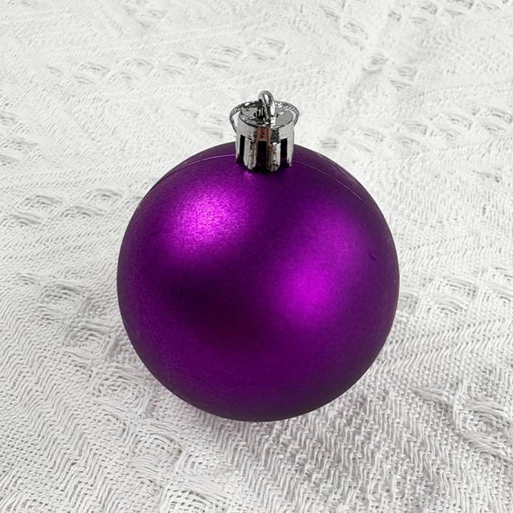Actual product image Relaxdays - Weihnachtskugeln 50er Set, Pink/ Silber (50 -part)
