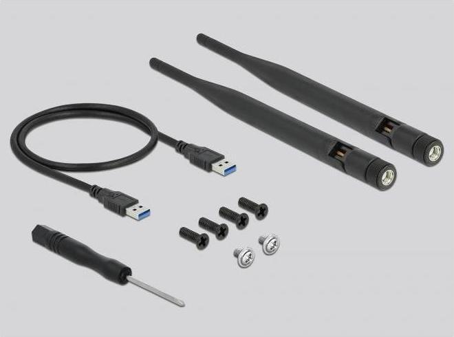 Produktbild Delock USB 3,0 Converter for M.2 Key B module with SIM slot and enclosure
