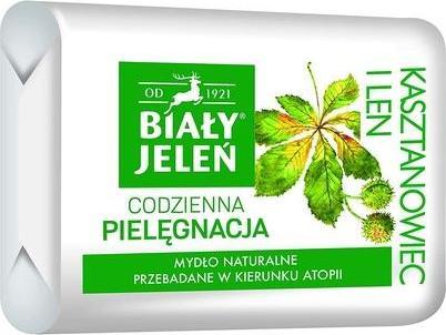 Biały Jeleń Witte herten, blokjeszeep, kastanje, 100 g (hit) (Wrongelzeep)