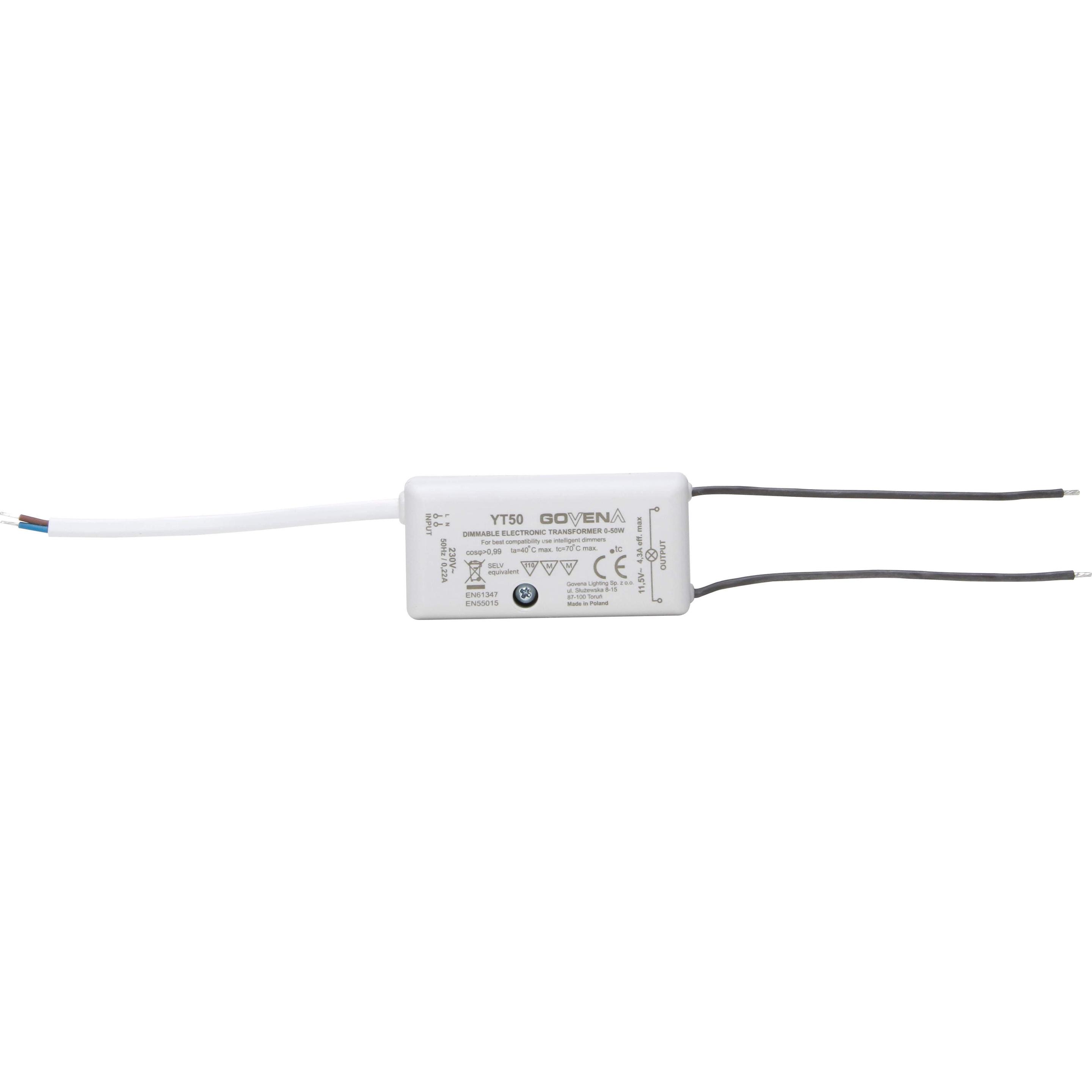 Kopp, Zubehör Beleuchtung, Elektronischer Transformator 0-50W/VA 202550091
