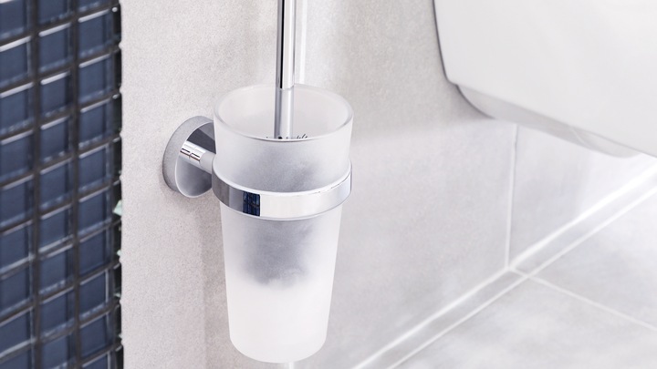 Produktbild tesa EXXCELLENT WC-Bürstengarnitur inkl. Klebelösung ohne Bohren
