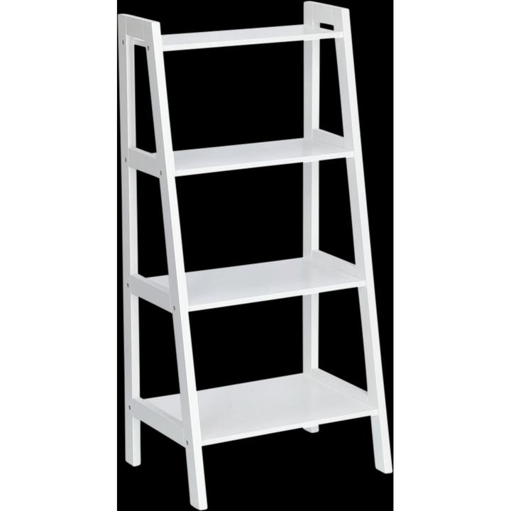 Productafbeelding Zeller Present Staand rek w. 4 planken, MDF, wit (43 x 32 x 90 cm)