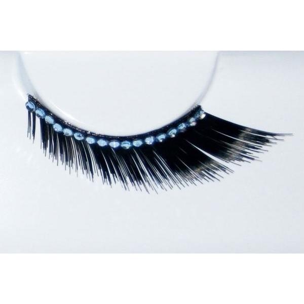 Eulenspiegel, Künstliche Wimpern, Schwarz standard mit Strassband (Künstliche Wimpern)