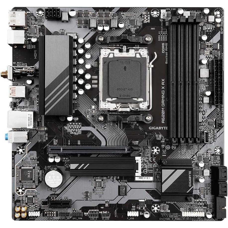 Gigabyte A620M GAMING X AX (AM5, AMD A620, mATX), Mainboard