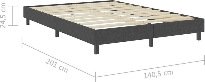 Actual product image vidaXL Bettgestell (140 x 200 cm)