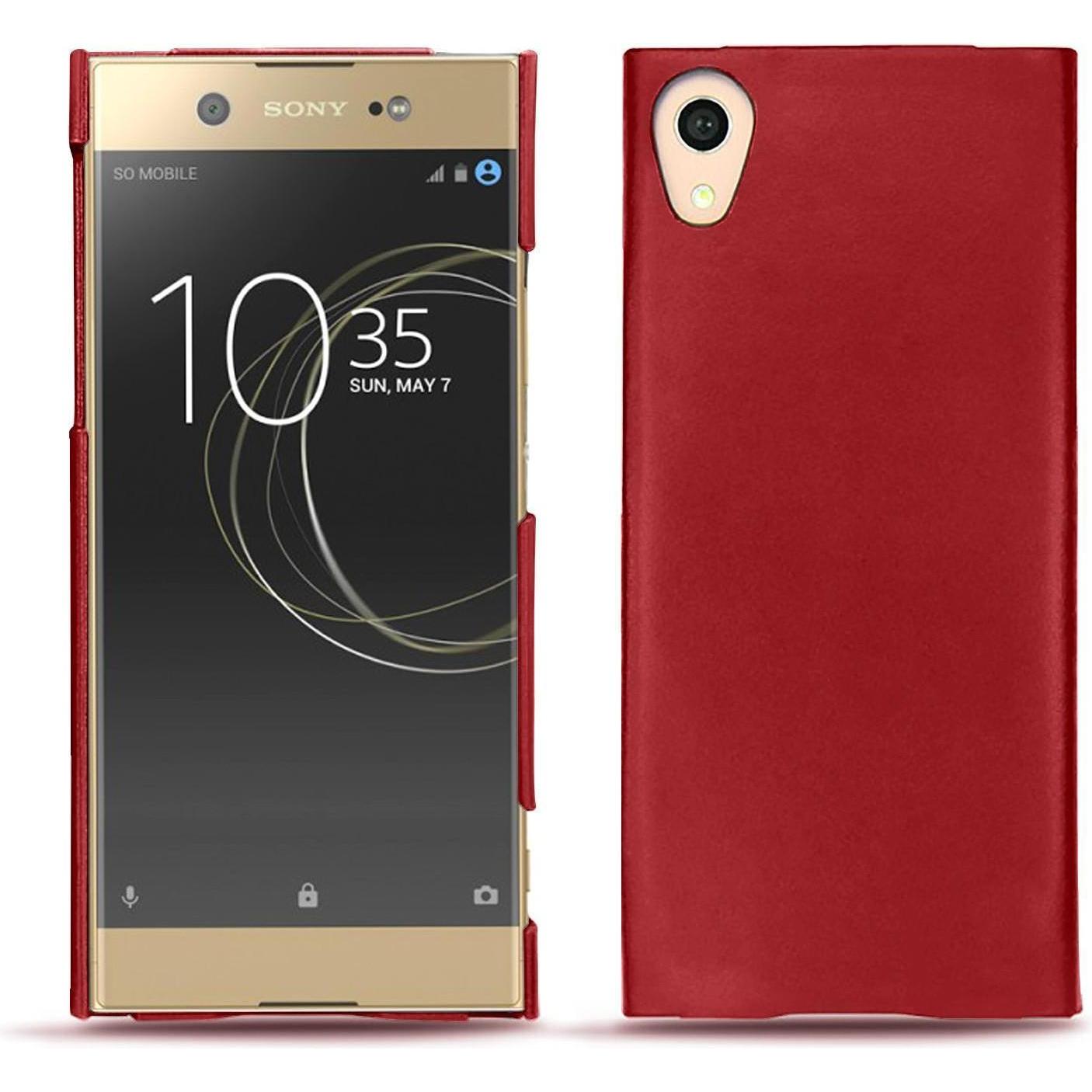 Thumbnail - Noreve Lederschutzhülle (Sony Xperia XA1 Ultra), Smartphone Hülle, Rot