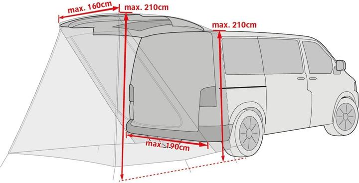 Immagine prodotto Vaude Drive Van Trunk (Tenda, 2.56 kg, 1 persona)