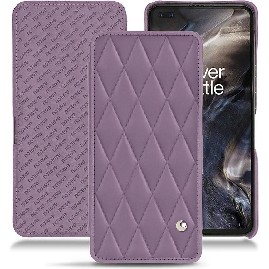 Noreve Lederschutzhülle horizontal (OnePlus Nord), Smartphone Hülle, Violett