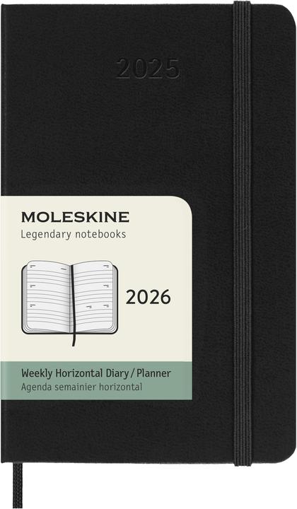 Moleskine Agenda de poche Hard Cover Weekly (9 x 14 cm, Anglais)
