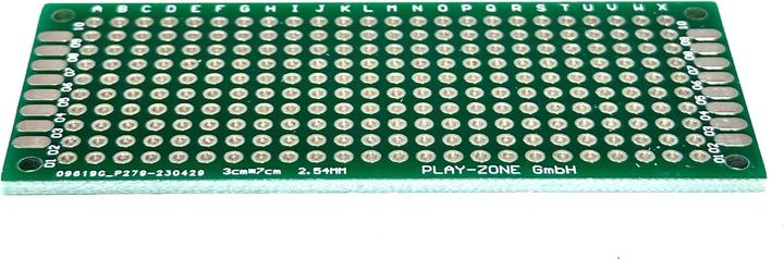 Actual product image Play-Zone Experiment board 3cm x 7cm green (Circuit board)