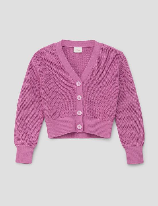 Produktbild s.Oliver Strickjacke Cardigan im Loose Fit (104, 110)
