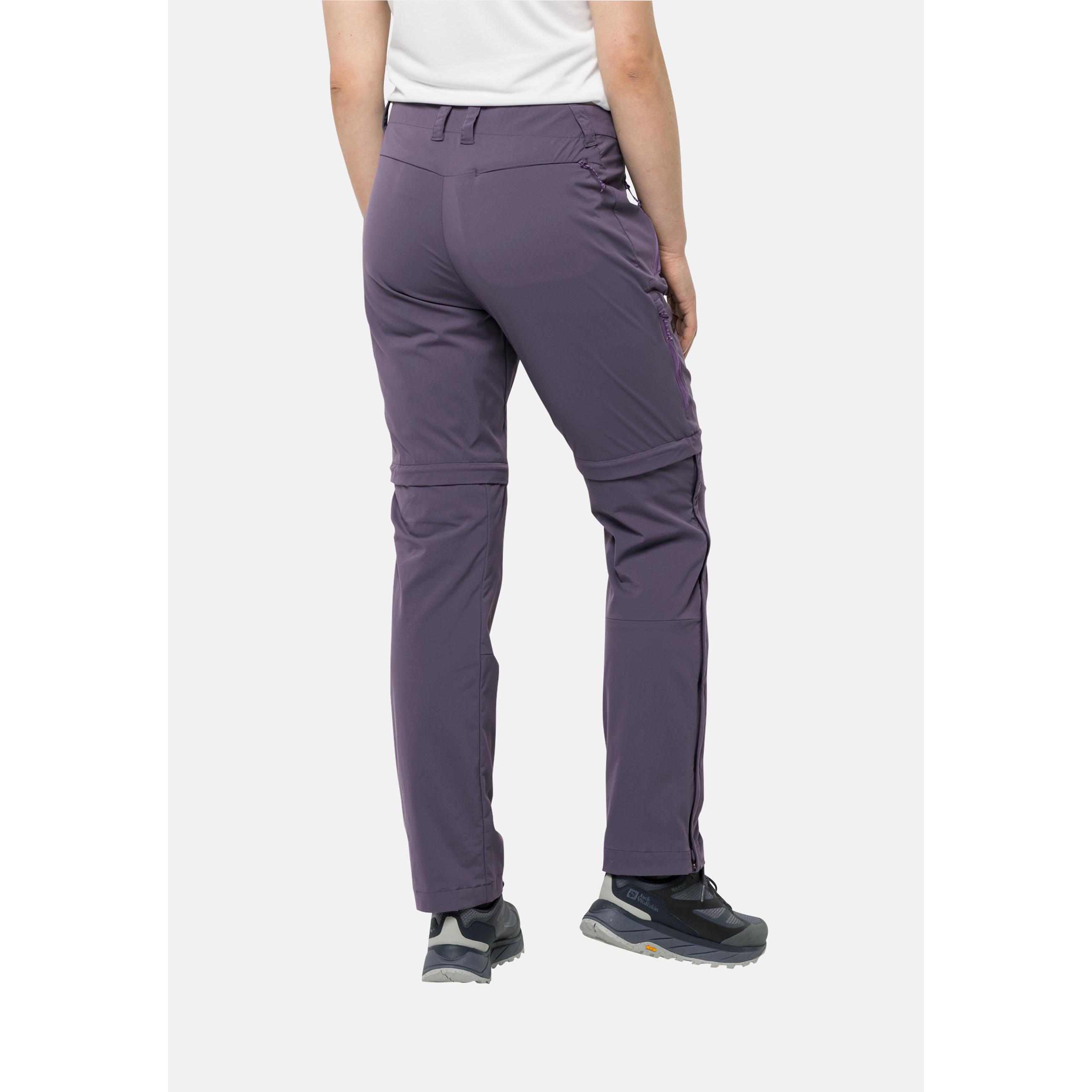 Thumbnail - Jack Wolfskin, Damen, Outdoorhose, Glastal Zip Away Pants W (36), Violett, 36