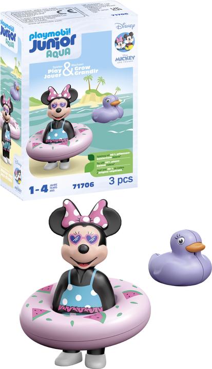 Immagine prodotto Playmobil 71706 Playm. 1.2.3 & Disney: La casa sulla spiaggia di Minnie (71706, Figure Playmobil)