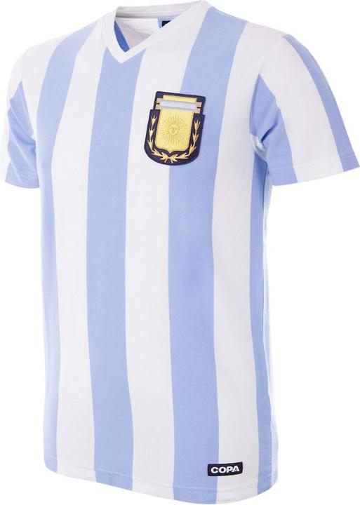 Immagine prodotto Copa Football Camicia con scollo a V Argentina 1982 (XL)