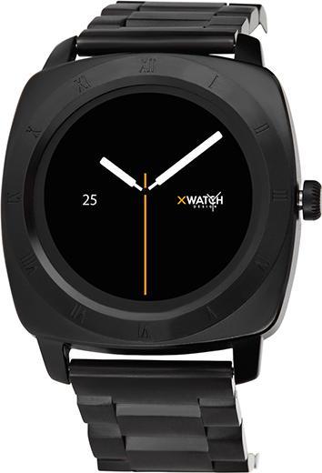 Actual product image Xlyne Smart Watch NARA X-Watch black chrome - dark steel (46 mm)