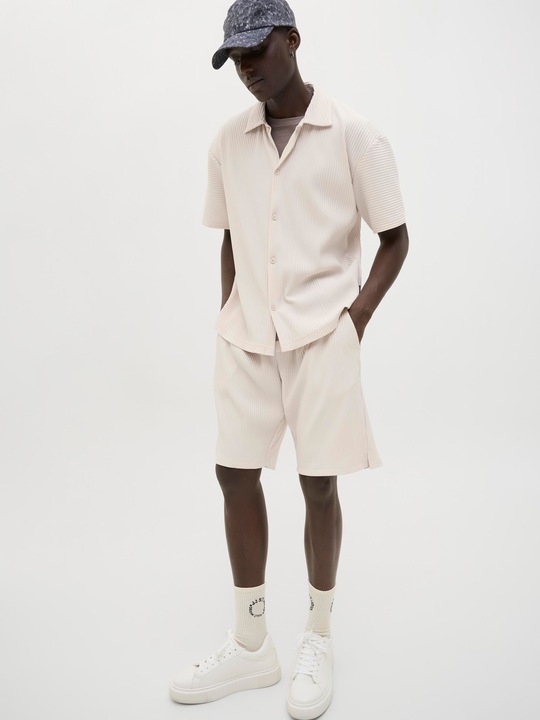 Actual product image Jack & Jones Jpstkarl Interlude Plisse Shorts Mid (XL)