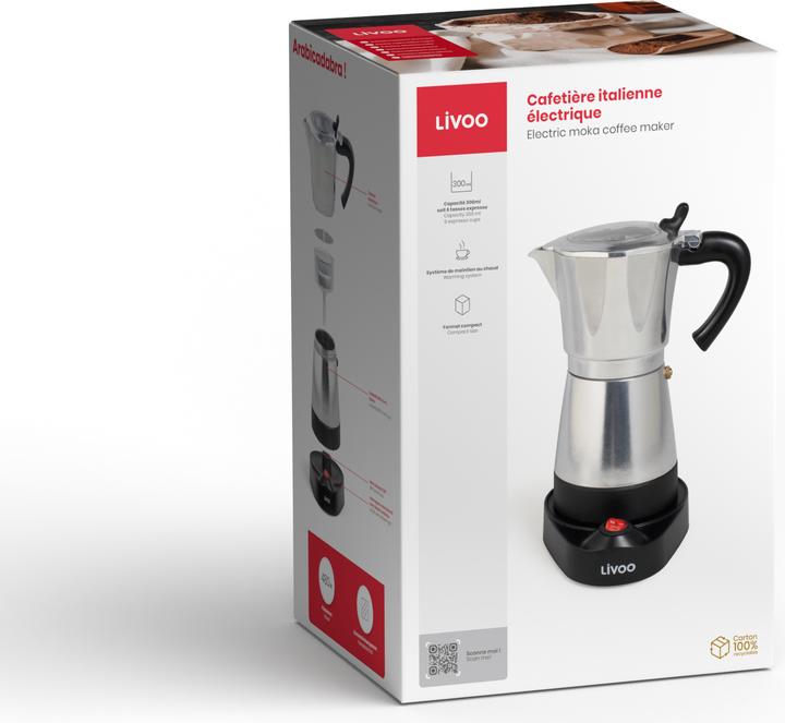Produktbild Livoo Elektrische Mokkakanne (6 T.)