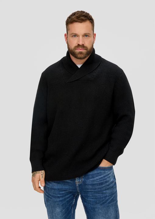 Produktbild s.Oliver Strickpullover Strickpullover aus Wollmix (XXL)