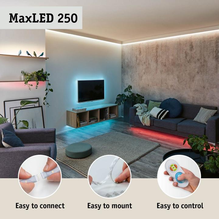 Produktbild Paulmann MaxLED 250 Stripe (Weiss, 250 cm, Indoor)