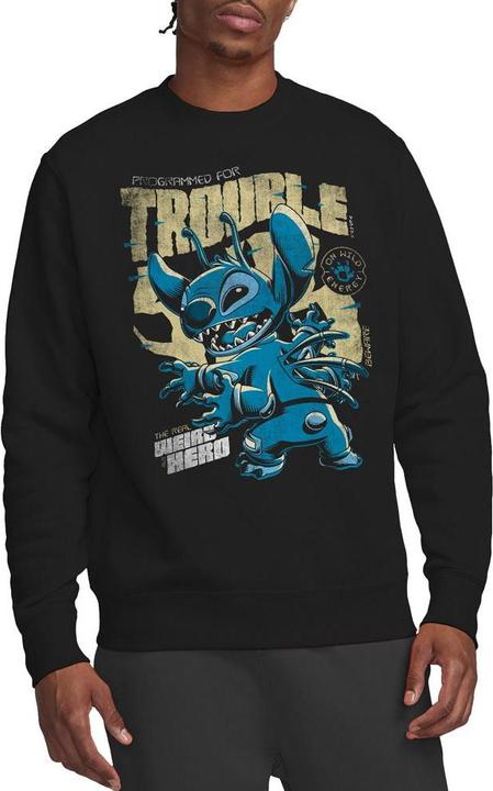 Immagine prodotto Lilo & Stitch Trouble Felpa Comic Adulto Unisex (M)